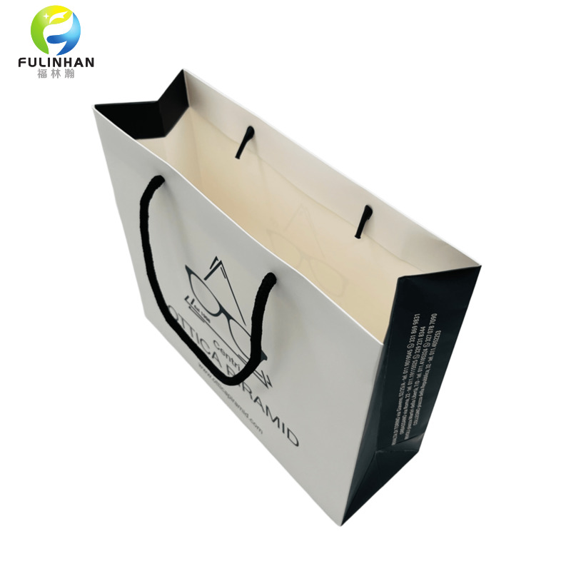 custom logo size paper bags