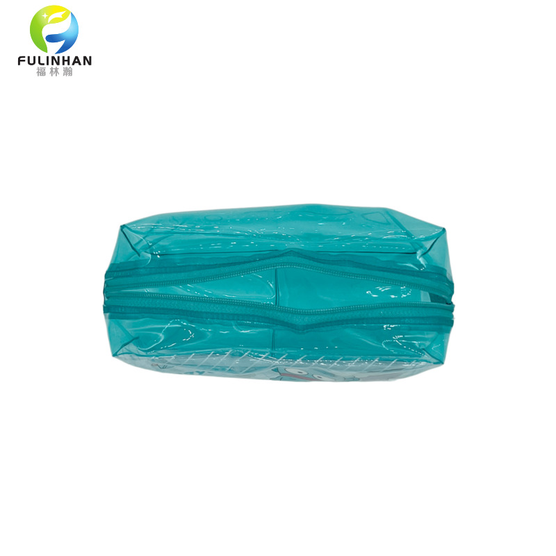 custom slider bags cosmetic pvc pouches