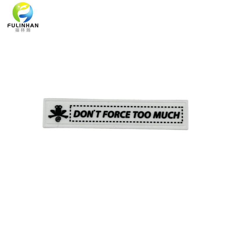 custom logo labels silicone patches