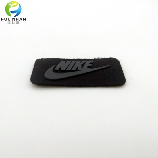 Custom Nike Brand Logo Microfiber Rubber Patch suppliers,new disign Custom  Nike Brand Logo Microfiber Rubber Patch manufacturers -Fulinhan