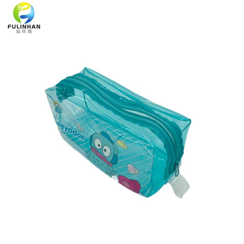 custom zipper bag cosmetic pvc pouches