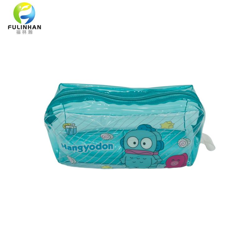 custom zipper bag cosmetic pvc pouches